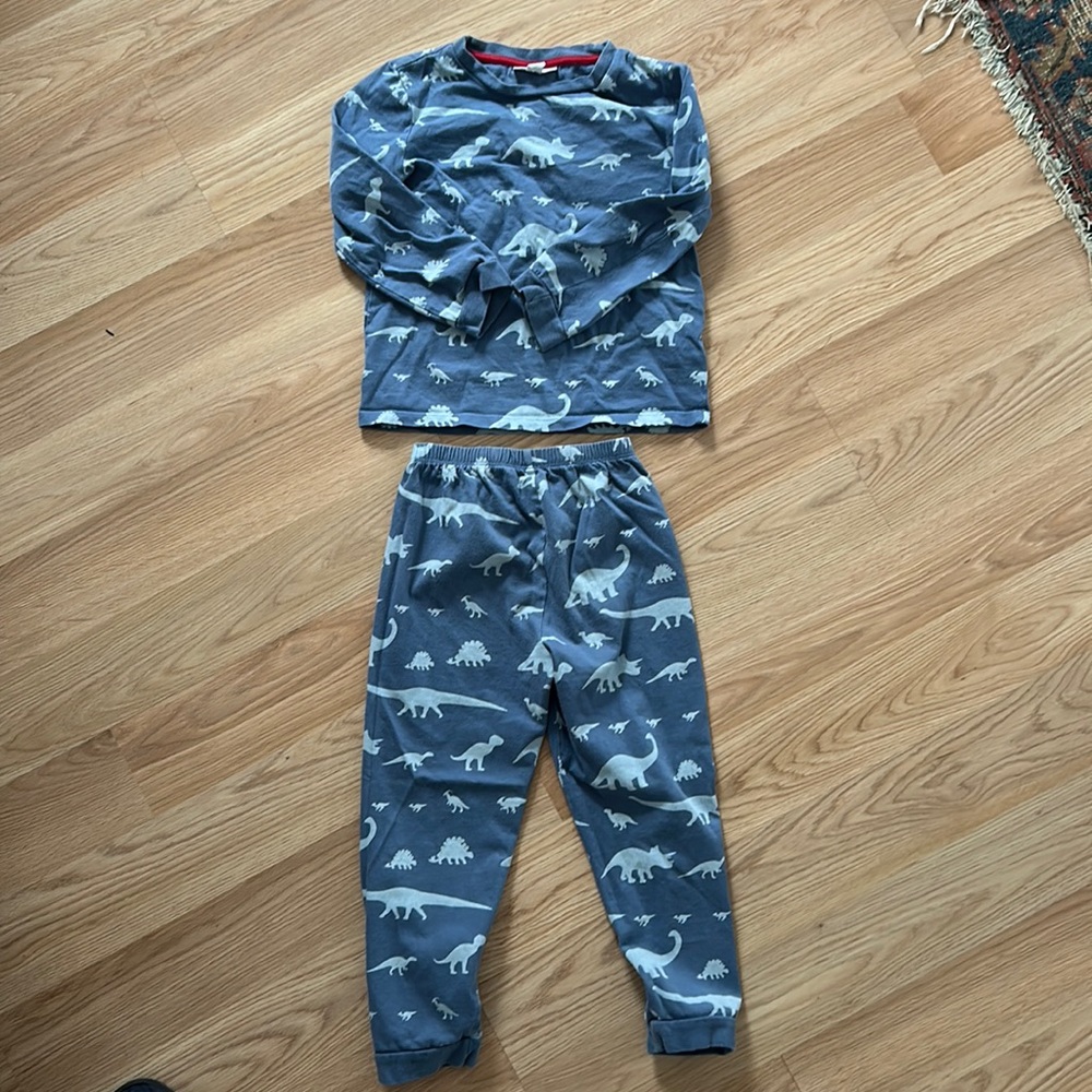The Little White Company of London kids dinosaur pjs
